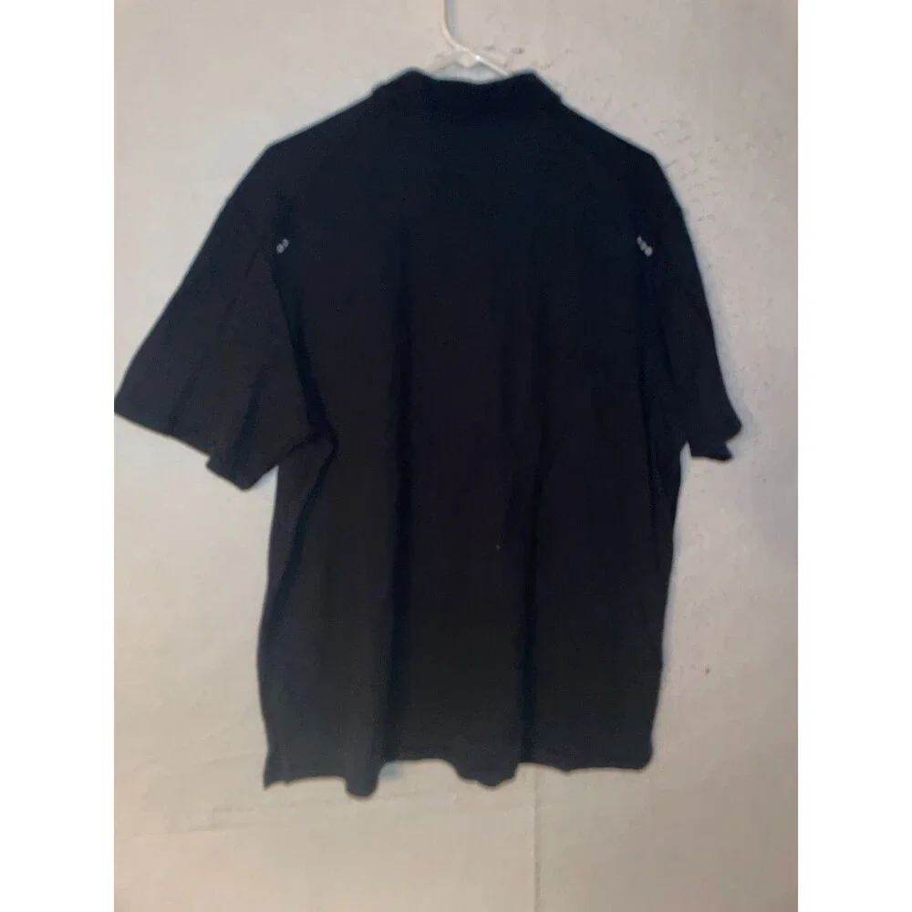 Nike Air Jordan Polo Shirt Mens Black Jumpman XXL 100% Cotton 23 embroidered